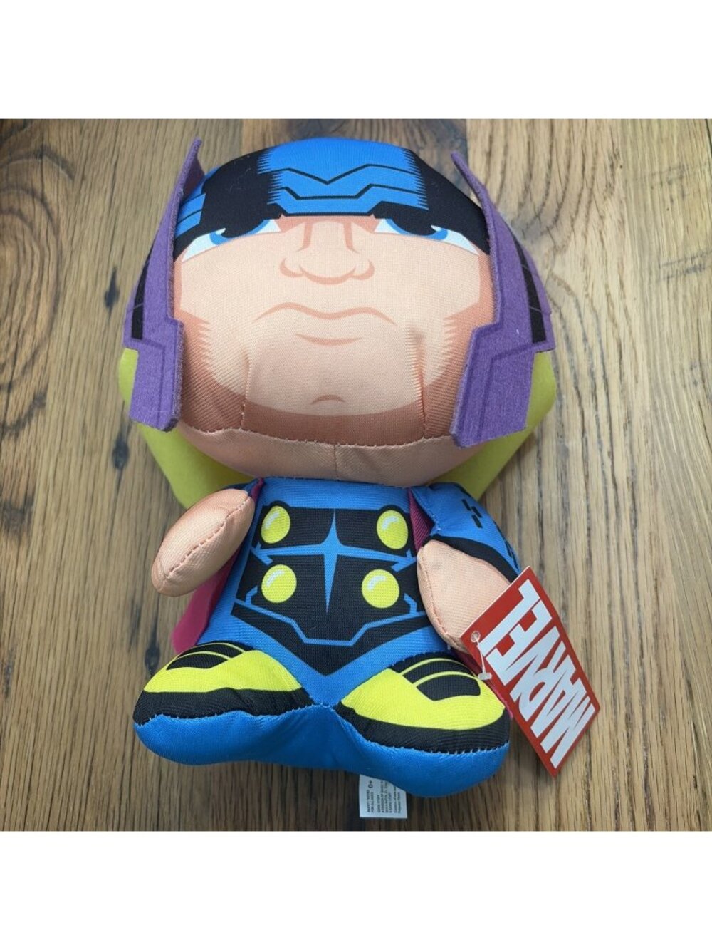 NEW ~ Marvel Mashems Neon THOR Avengers Plush Stuffed Hero Toy 12” Good Stuff